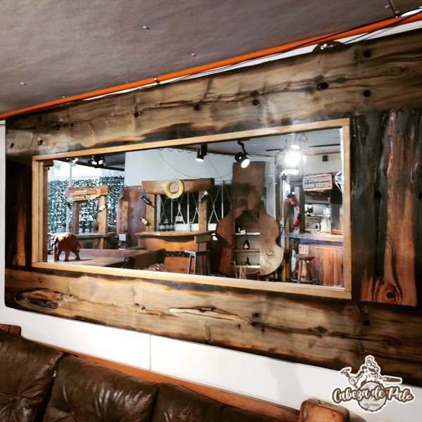 Espejos de terminaciones lisas y rústica con marco de Roble americano y Roble durmiente - Imagen 14