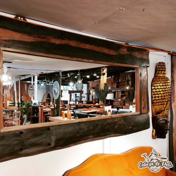 Espejos de terminaciones lisas y rústica con marco de Roble americano y Roble durmiente - Imagen 16